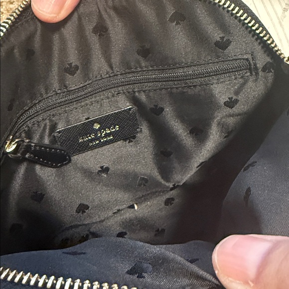 kate spade Black Crossbody Dome Bag with Gold Logo - Picture 2 of 5